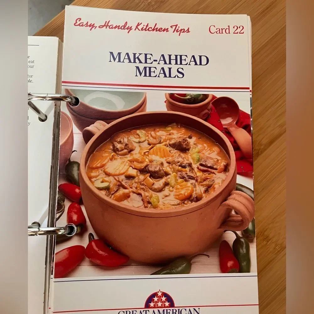 Vintage 1980’s “Great American Recipes” Cookbook